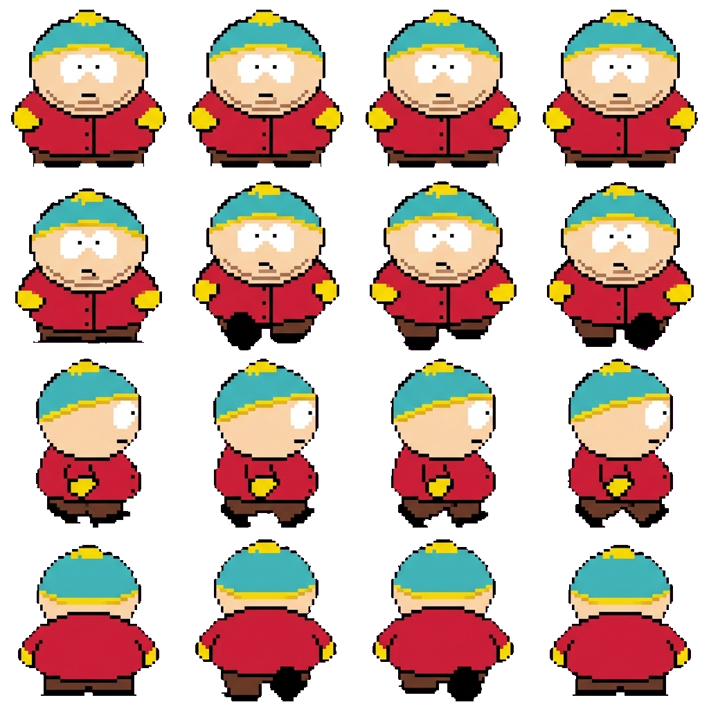 Eric Cartman movement sprite