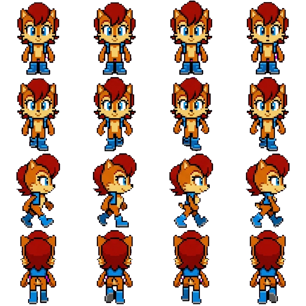 Sally Acorn movement sprite