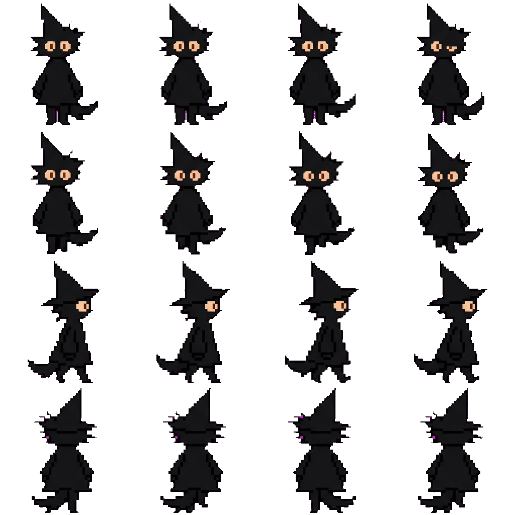 Hat movement sprite