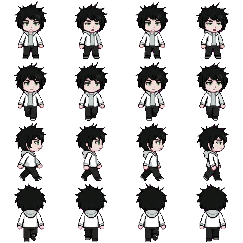 Akira movement sprite