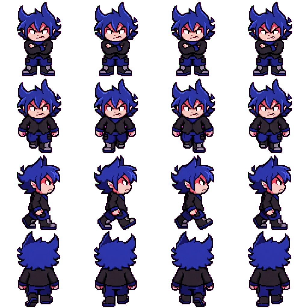Damien movement sprite