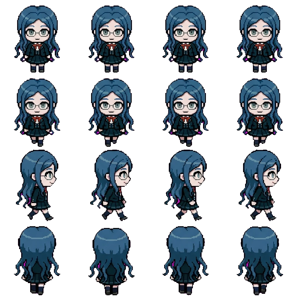 π Tsumugi Shirogane movement sprite