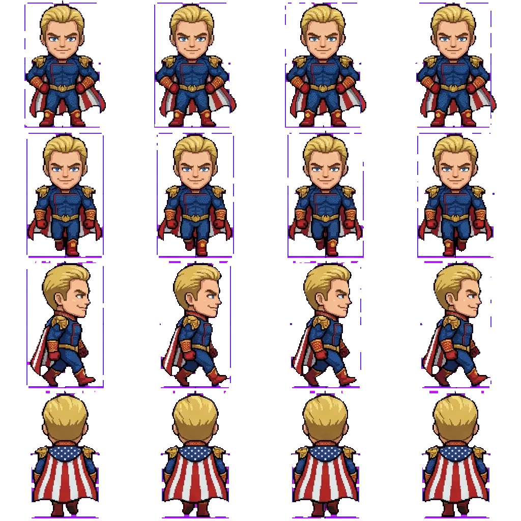 Homelander movement sprite