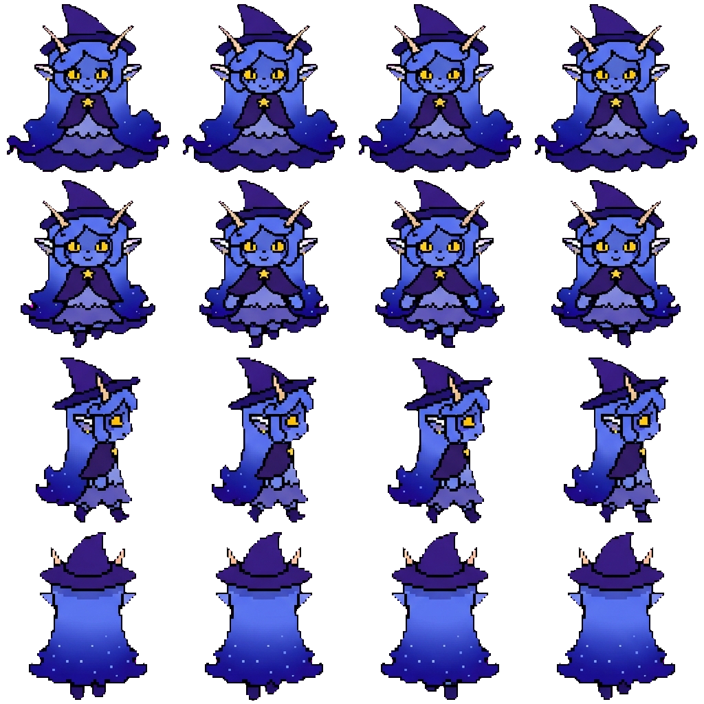 One movement sprite