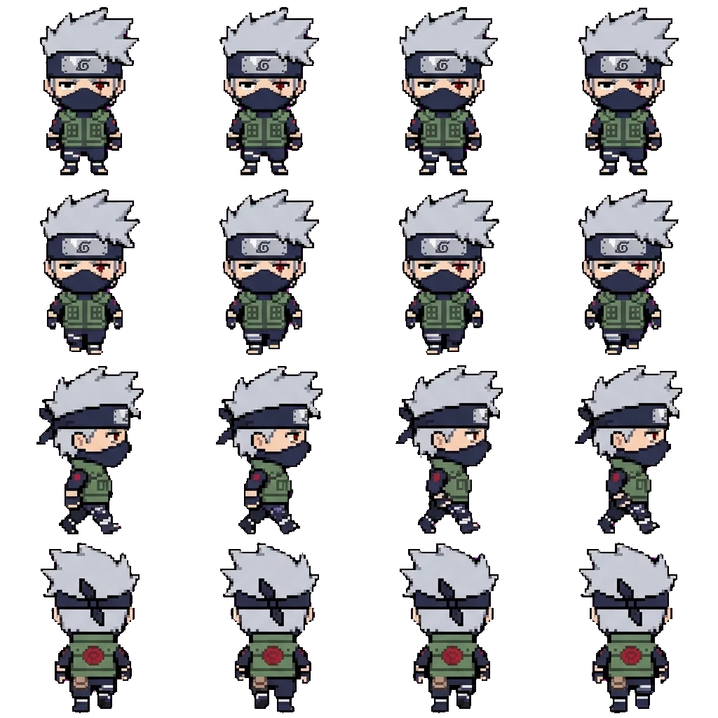 Kakashi movement sprite