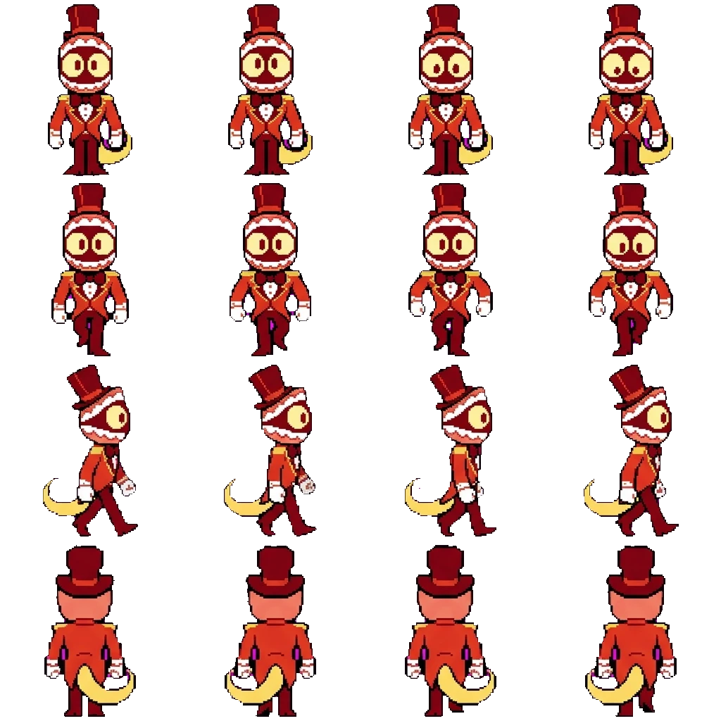 Caine movement sprite