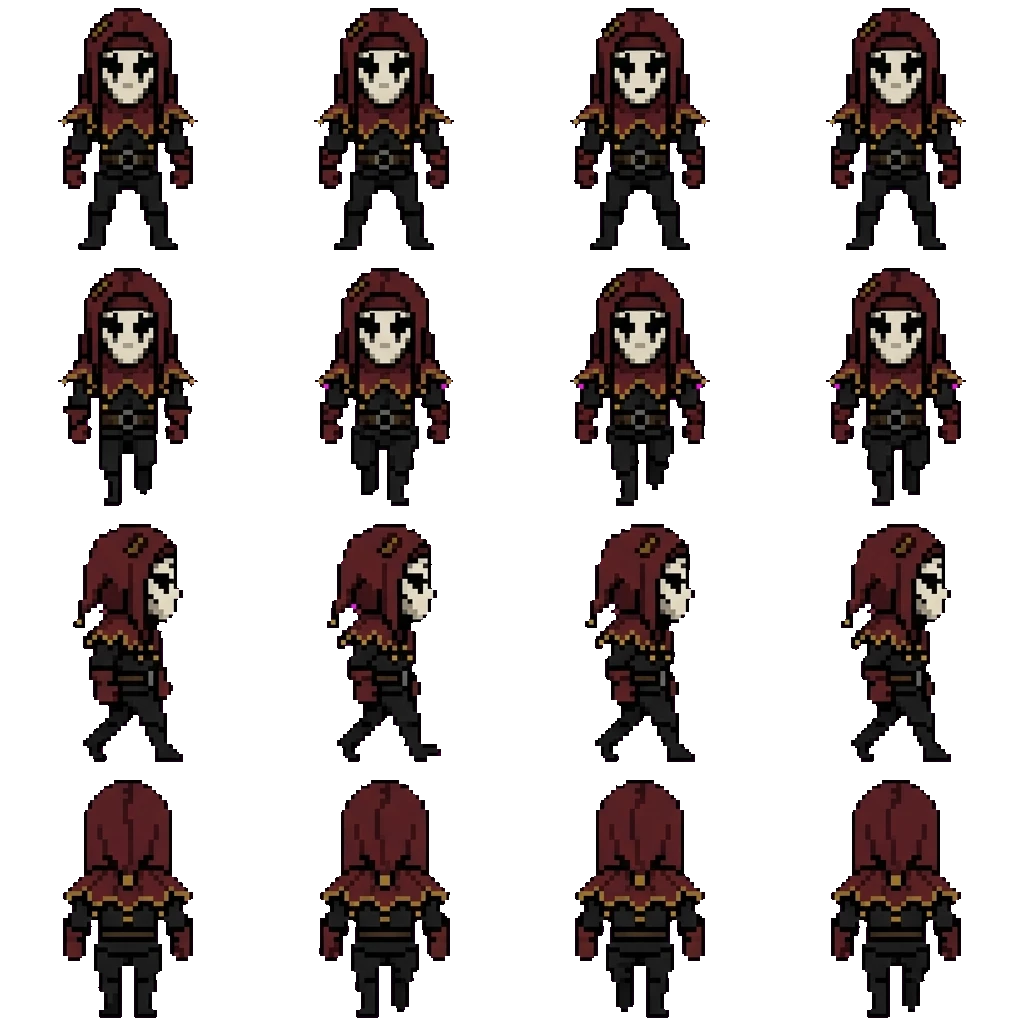 Jester movement sprite