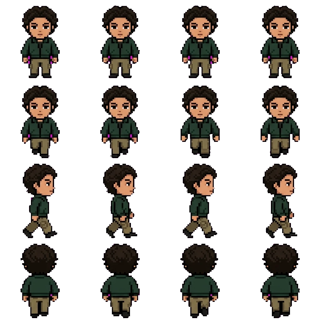 Garrett movement sprite