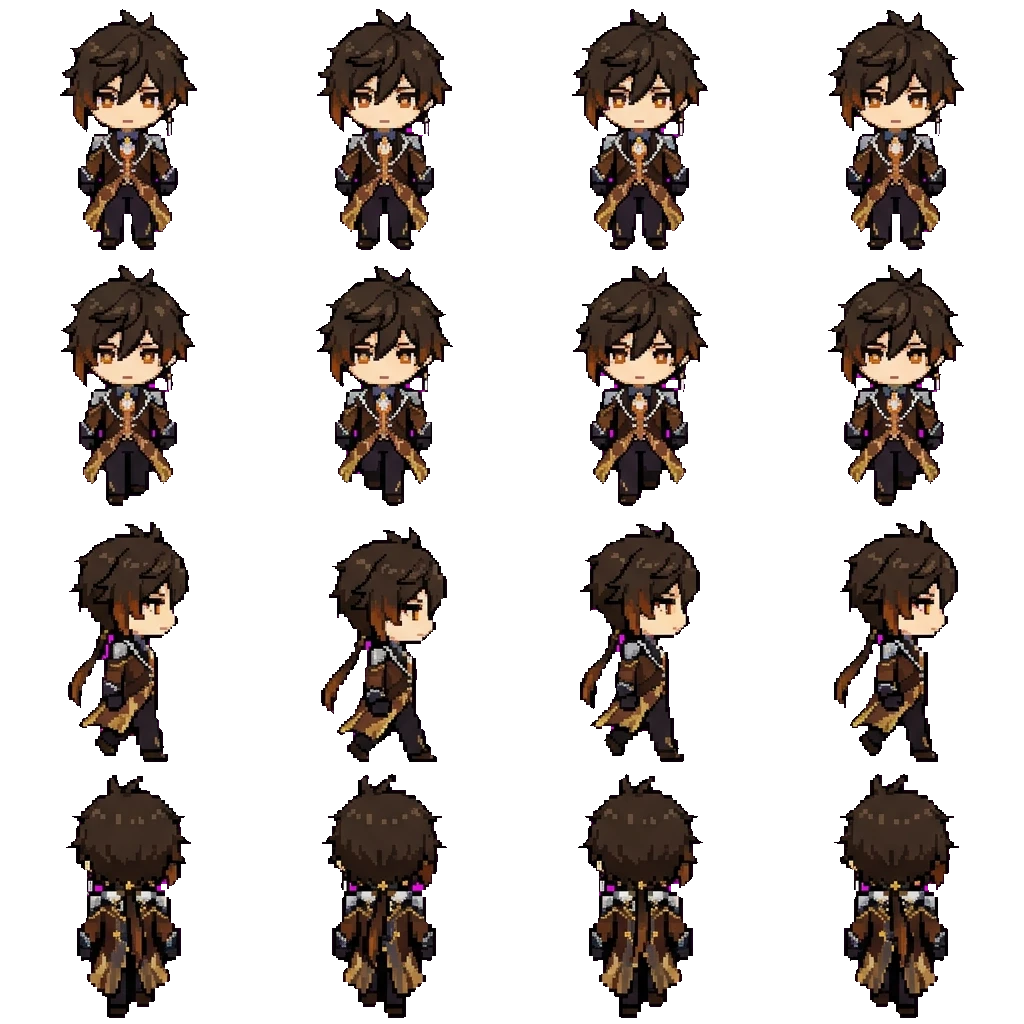Zhongli movement sprite