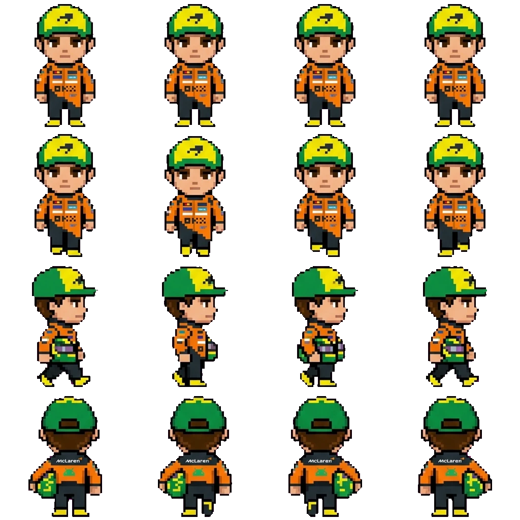 Oscar Piastri movement sprite