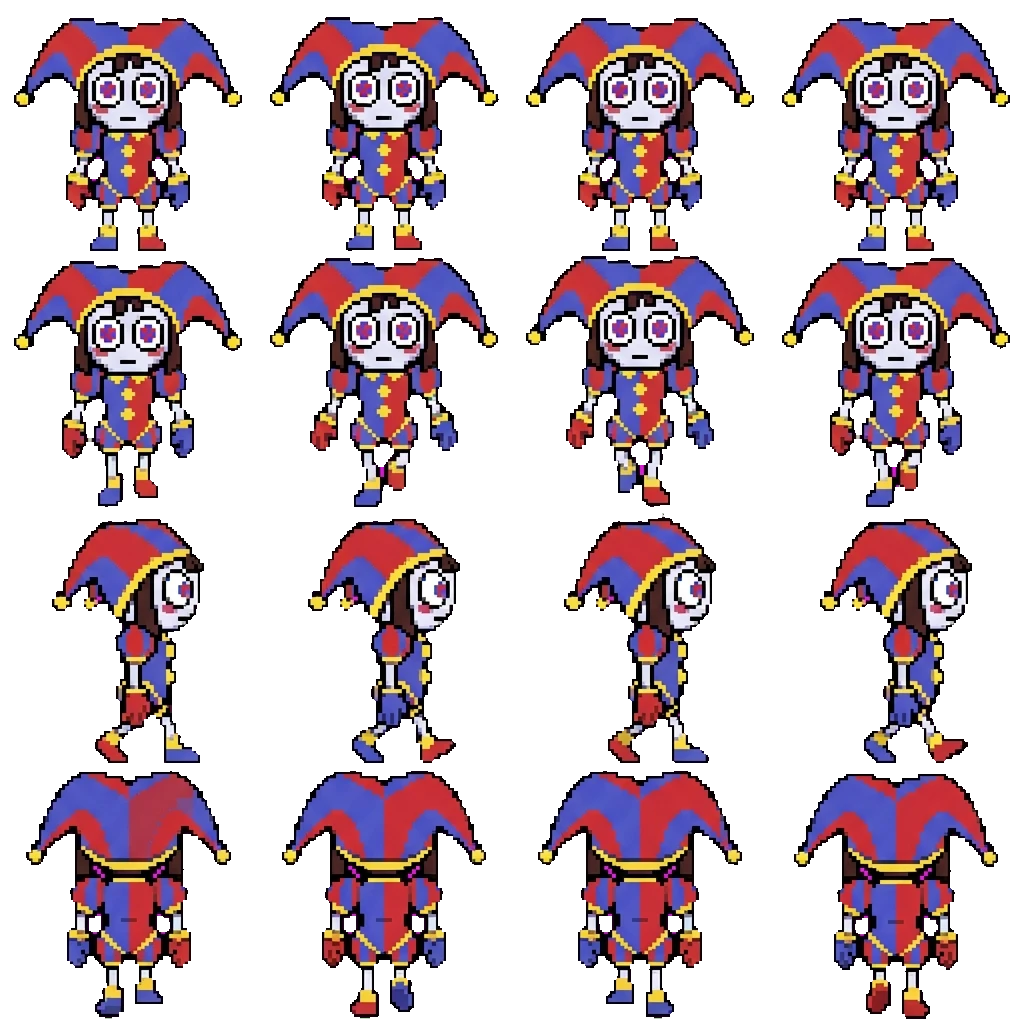 Pomni movement sprite