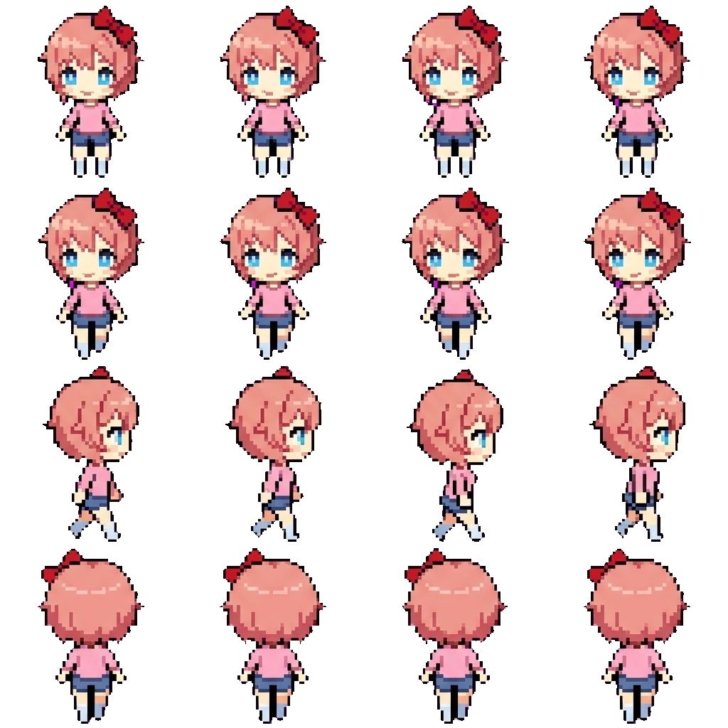Sayori movement sprite