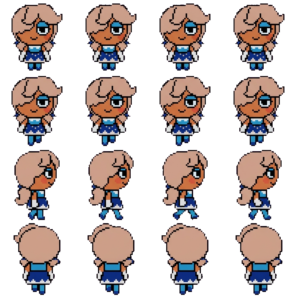 Ginger movement sprite