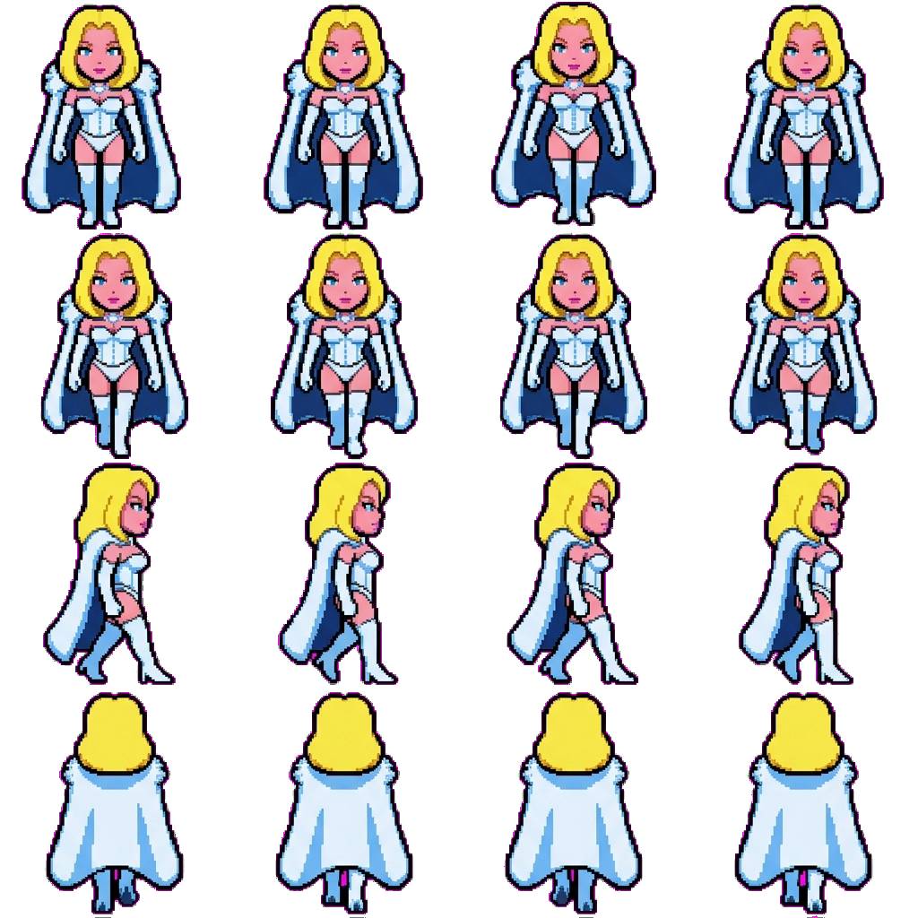 Emma Frost movement sprite
