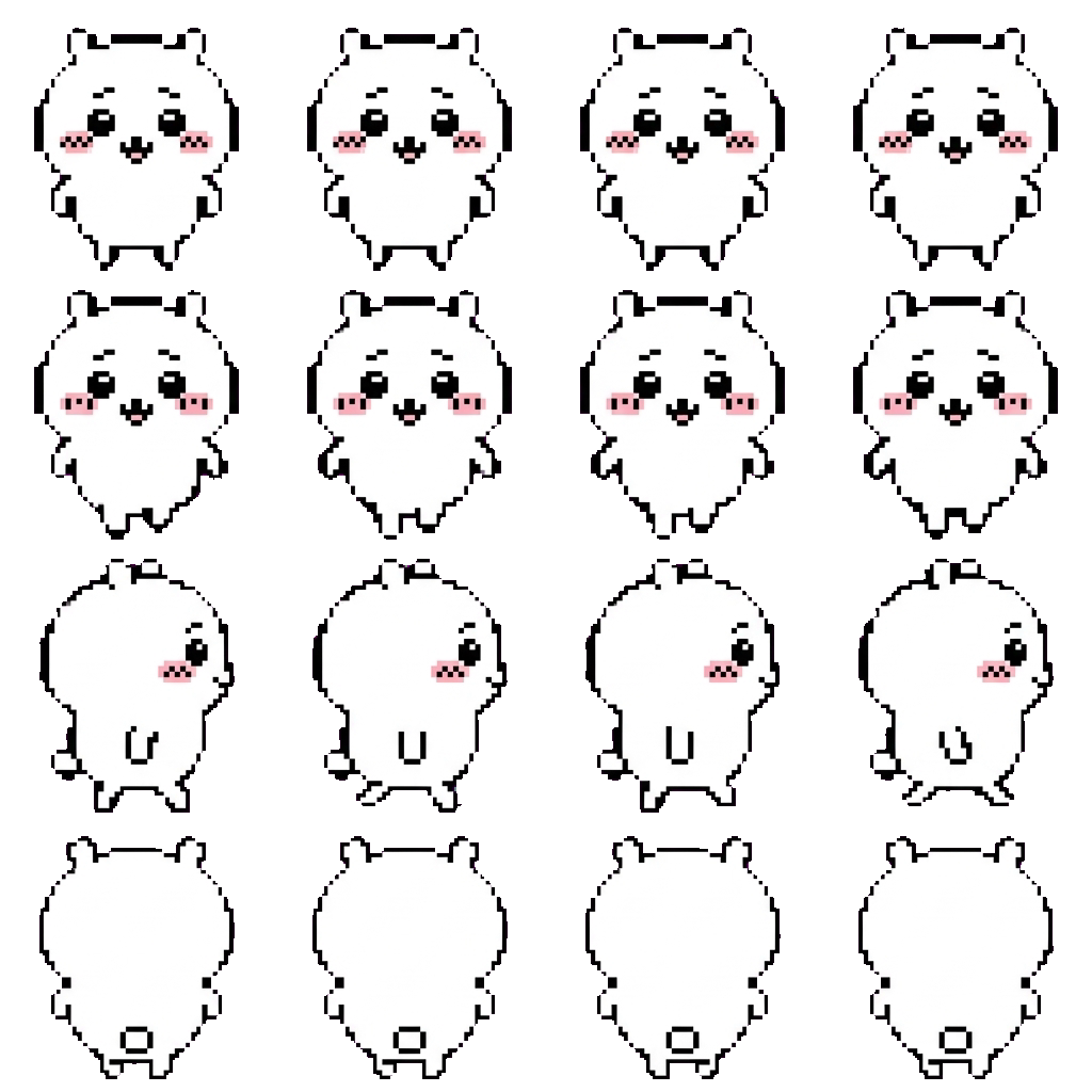 Chiikawa movement sprite