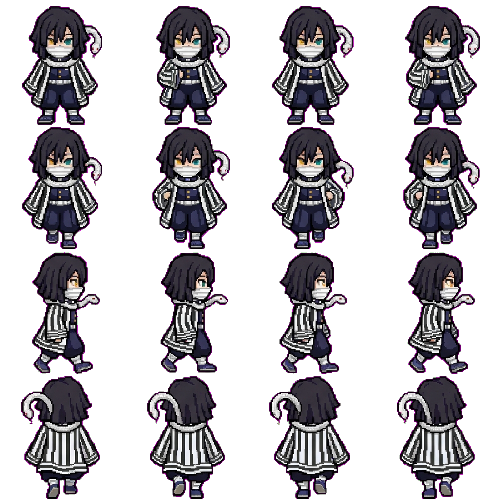 Iguro Obanai movement sprite