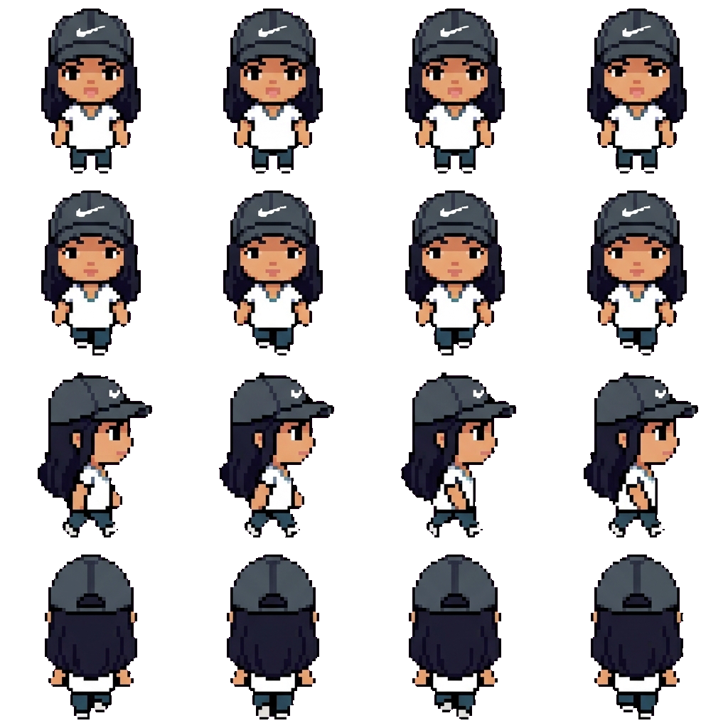 Rainbow Henry movement sprite