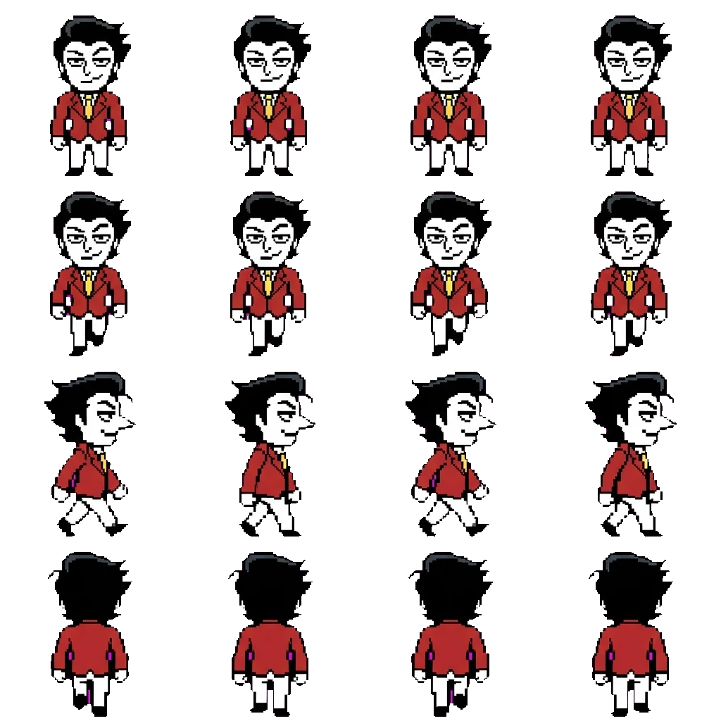 Spamton movement sprite