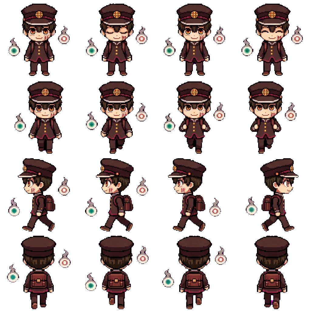 Hanako-san movement sprite