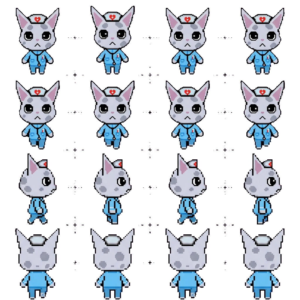 Head nurse movement sprite