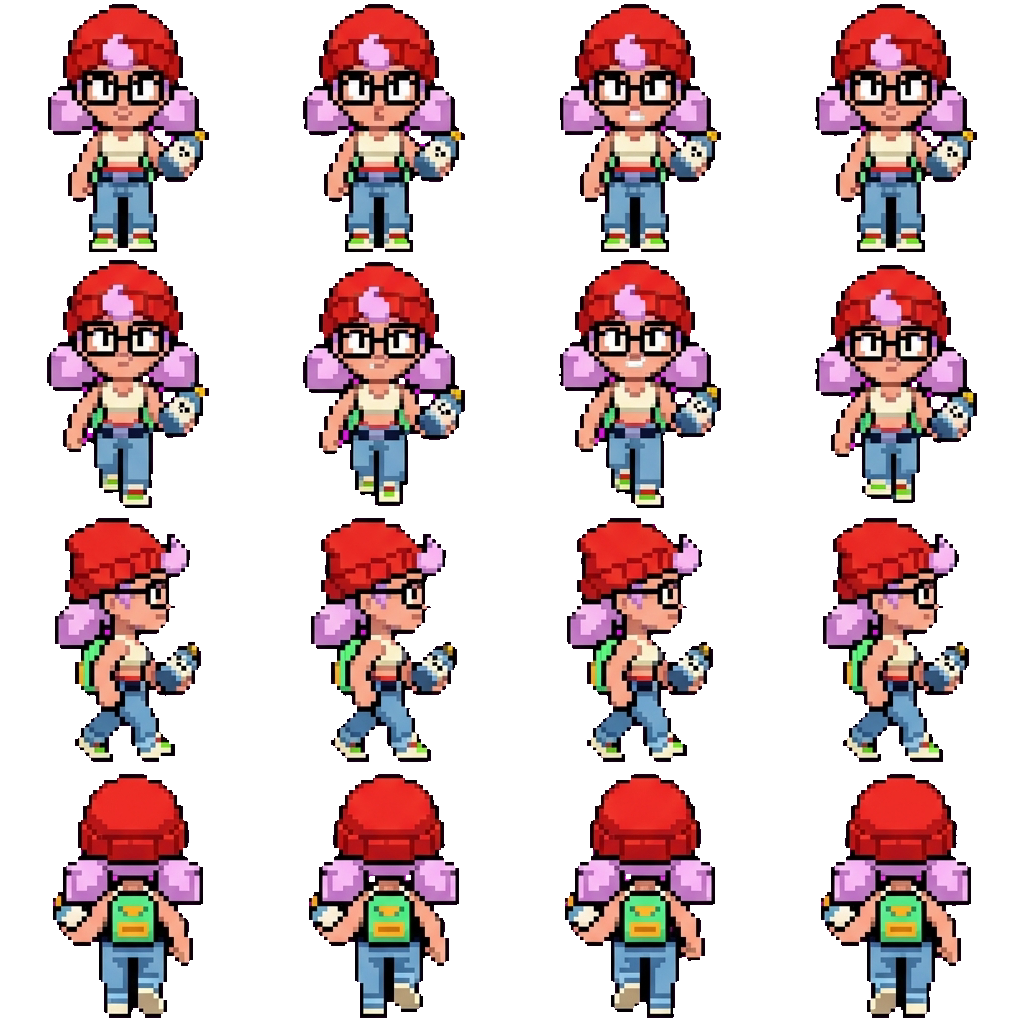 Janet movement sprite