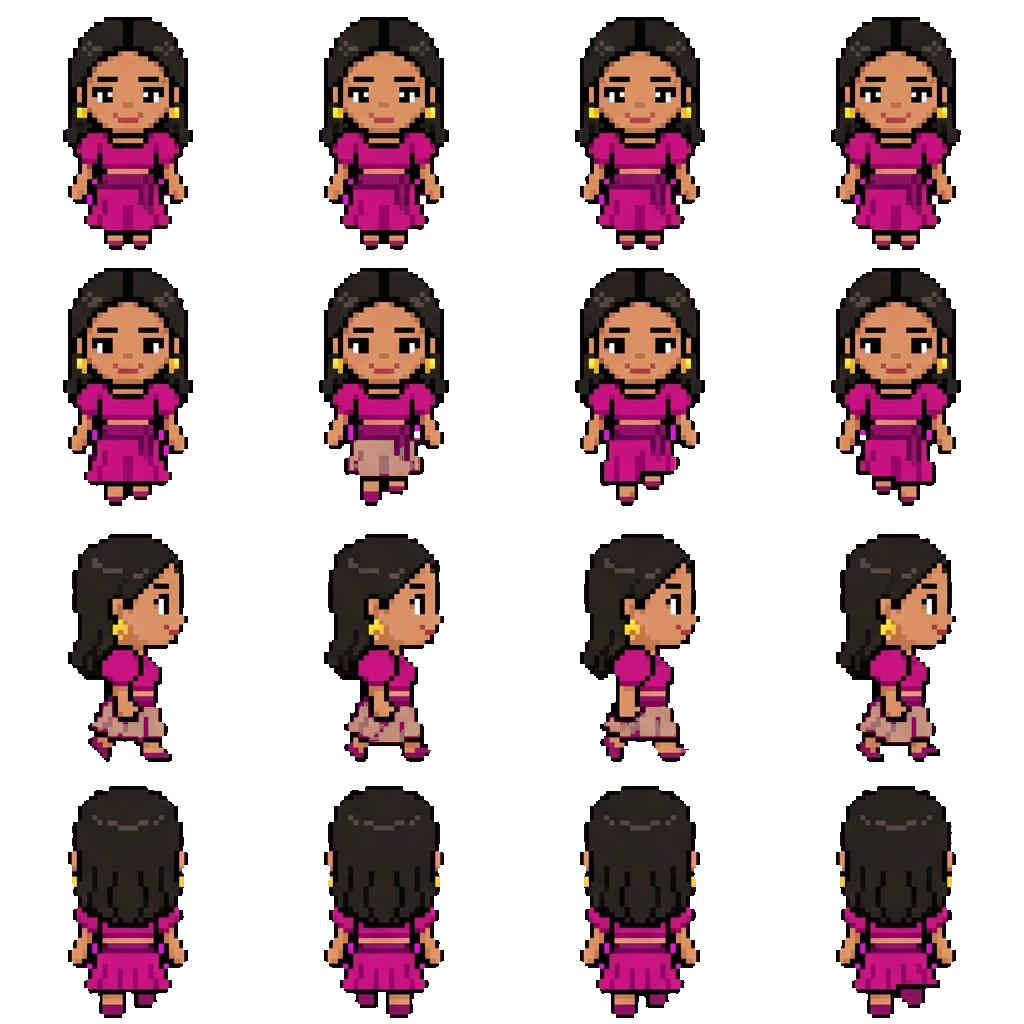 Chloe movement sprite