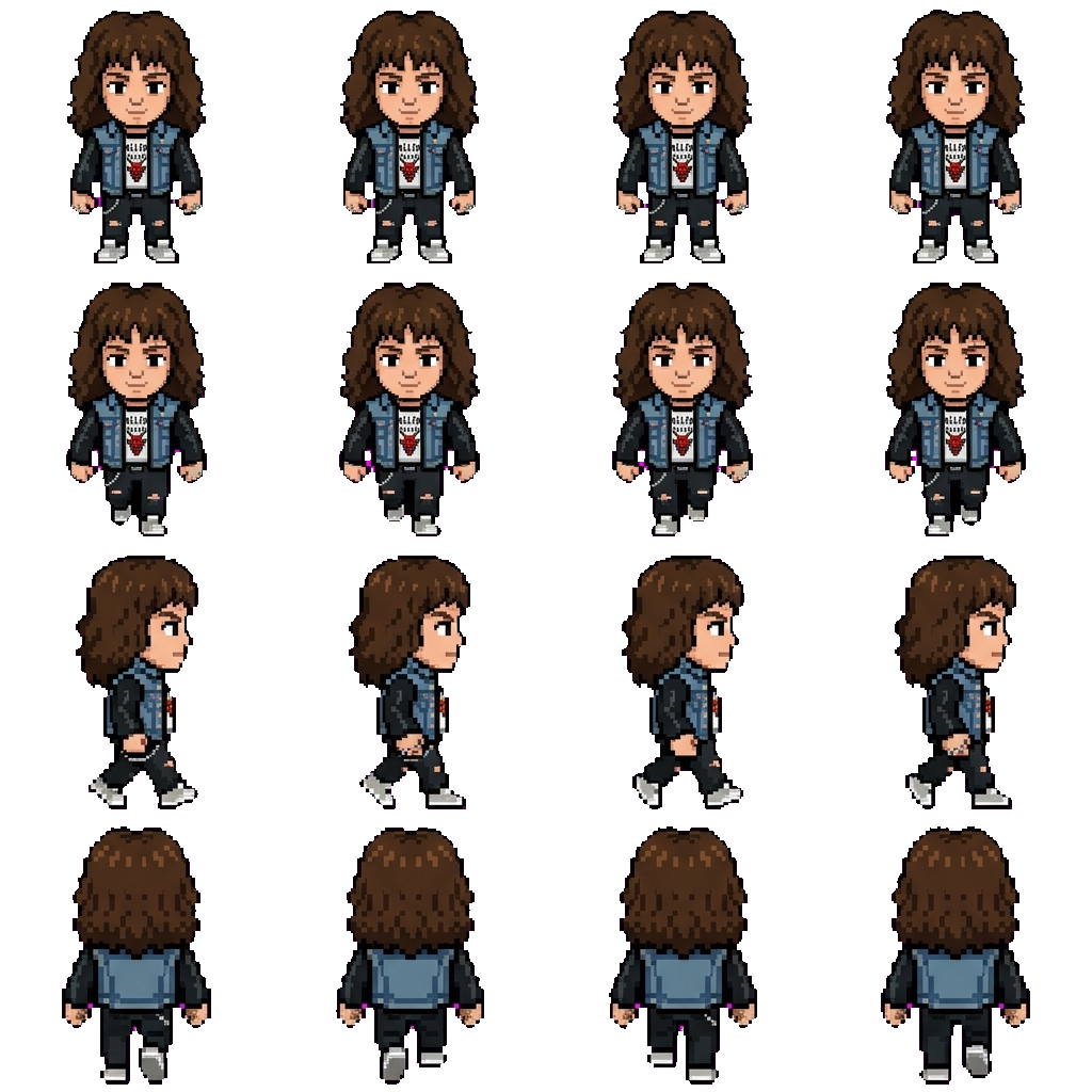 Eddie Munson movement sprite