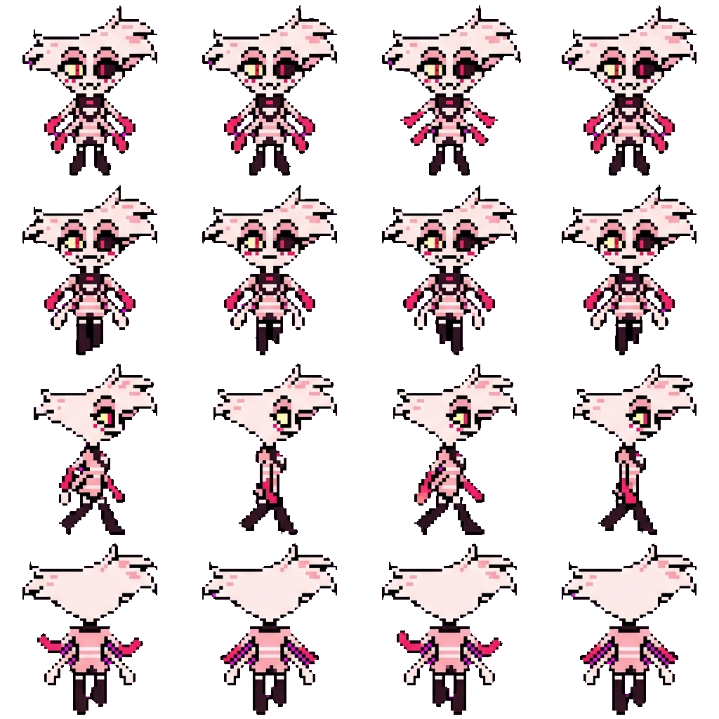 Angel Dust movement sprite