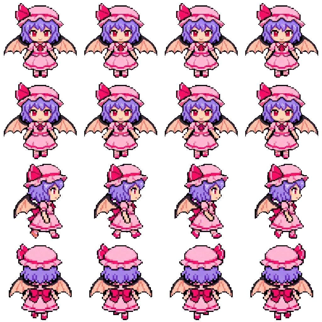 Remilia Scarlet movement sprite