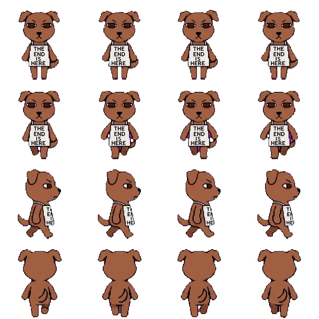 Floppy Bark movement sprite