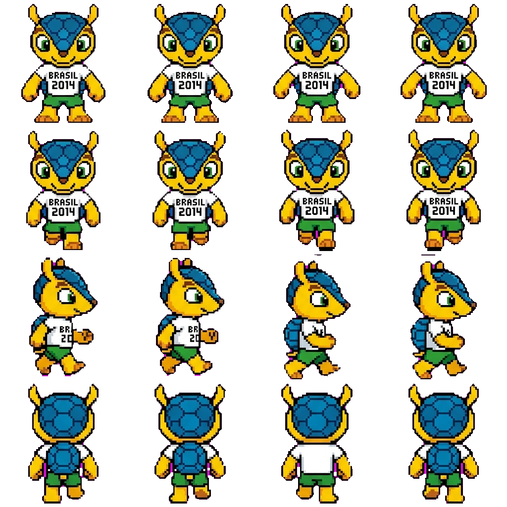 Fuleco movement sprite