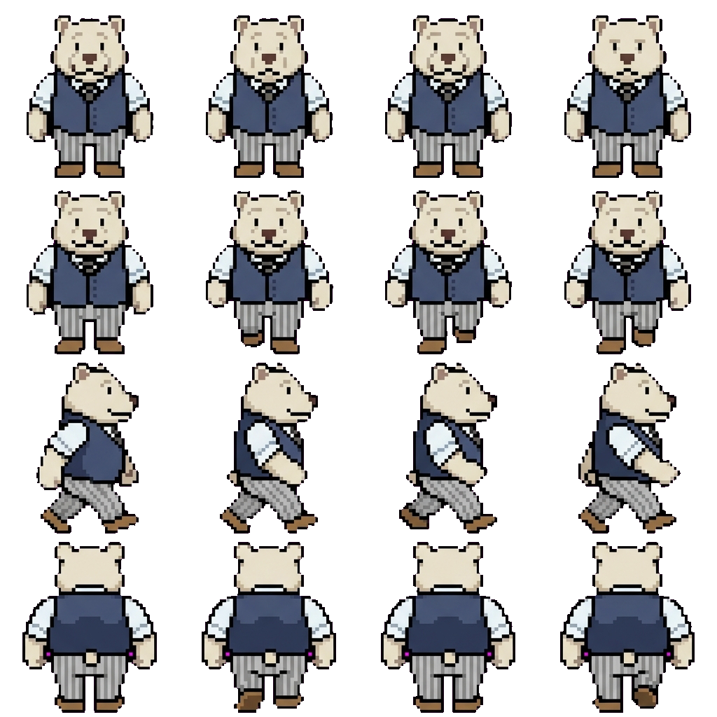 Riz movement sprite