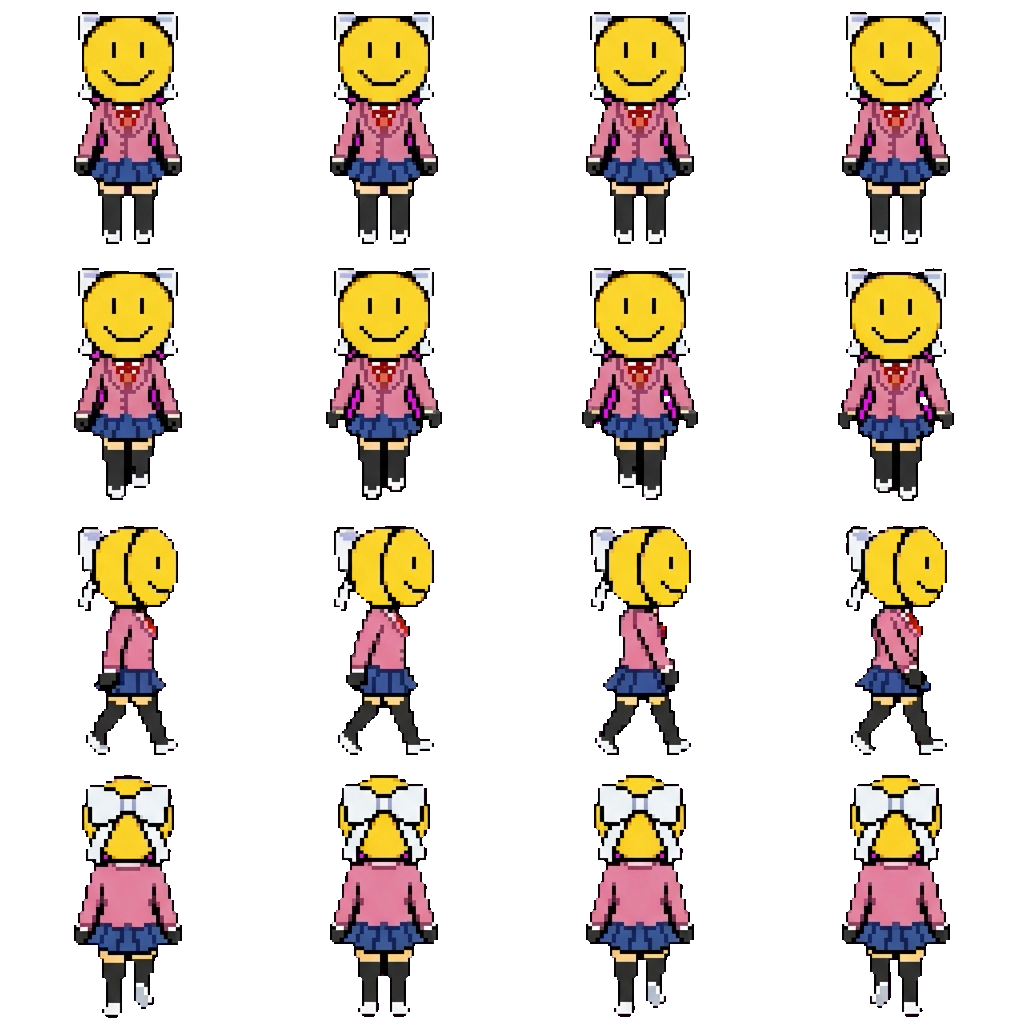 Verity (ddlc) movement sprite