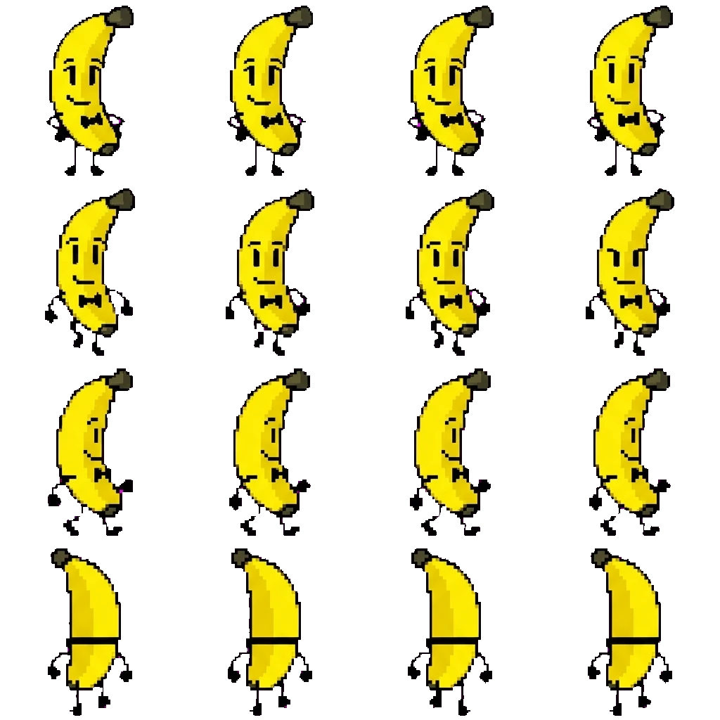 Banana movement sprite