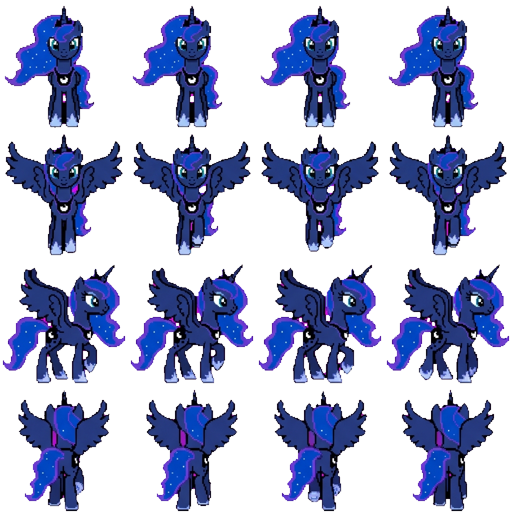 Princess luna movement sprite