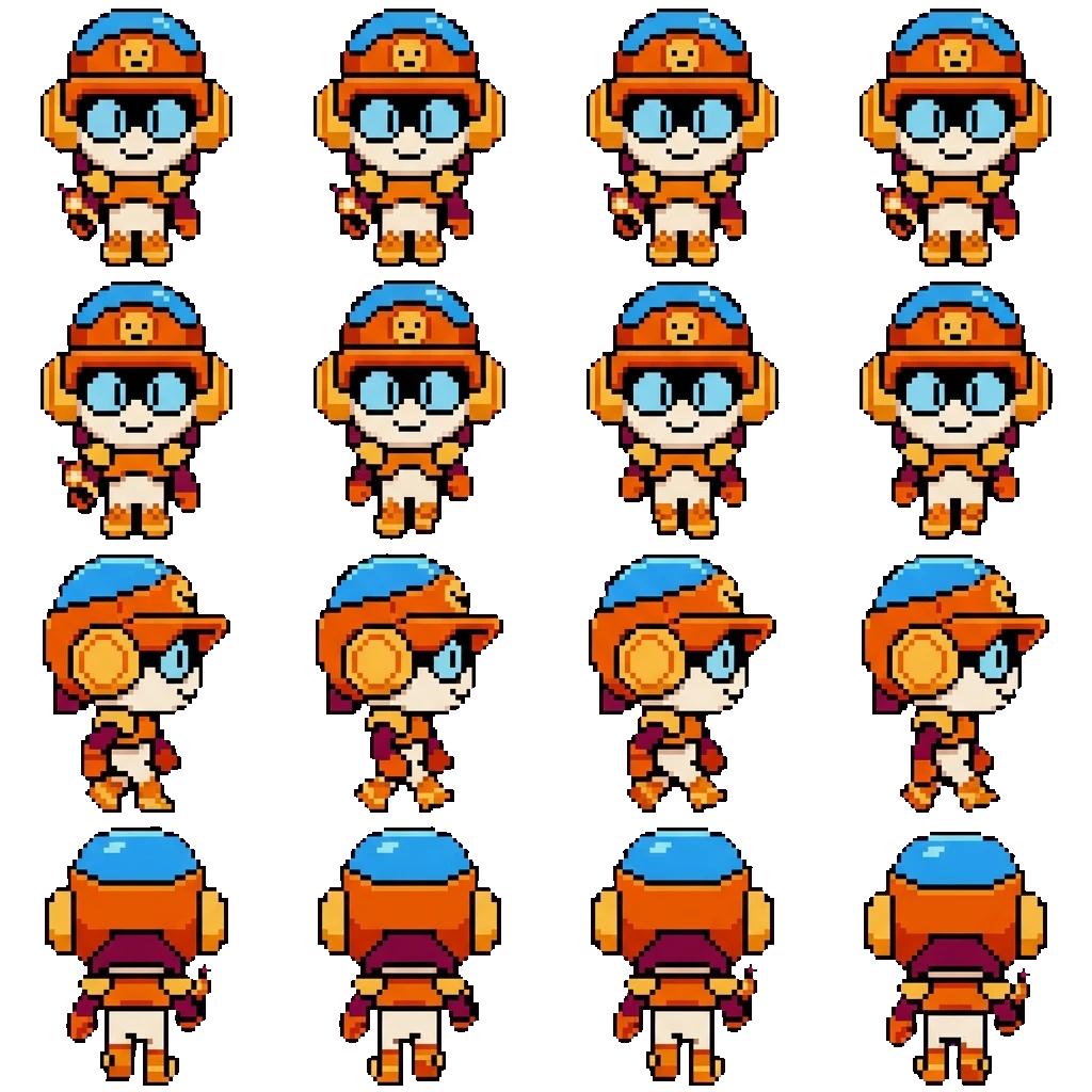 Larry movement sprite