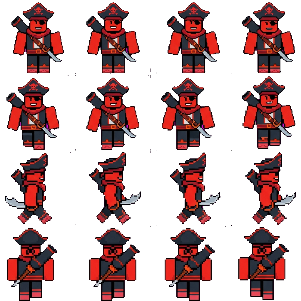 Redbeard movement sprite