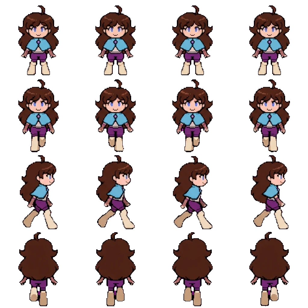 Evie movement sprite