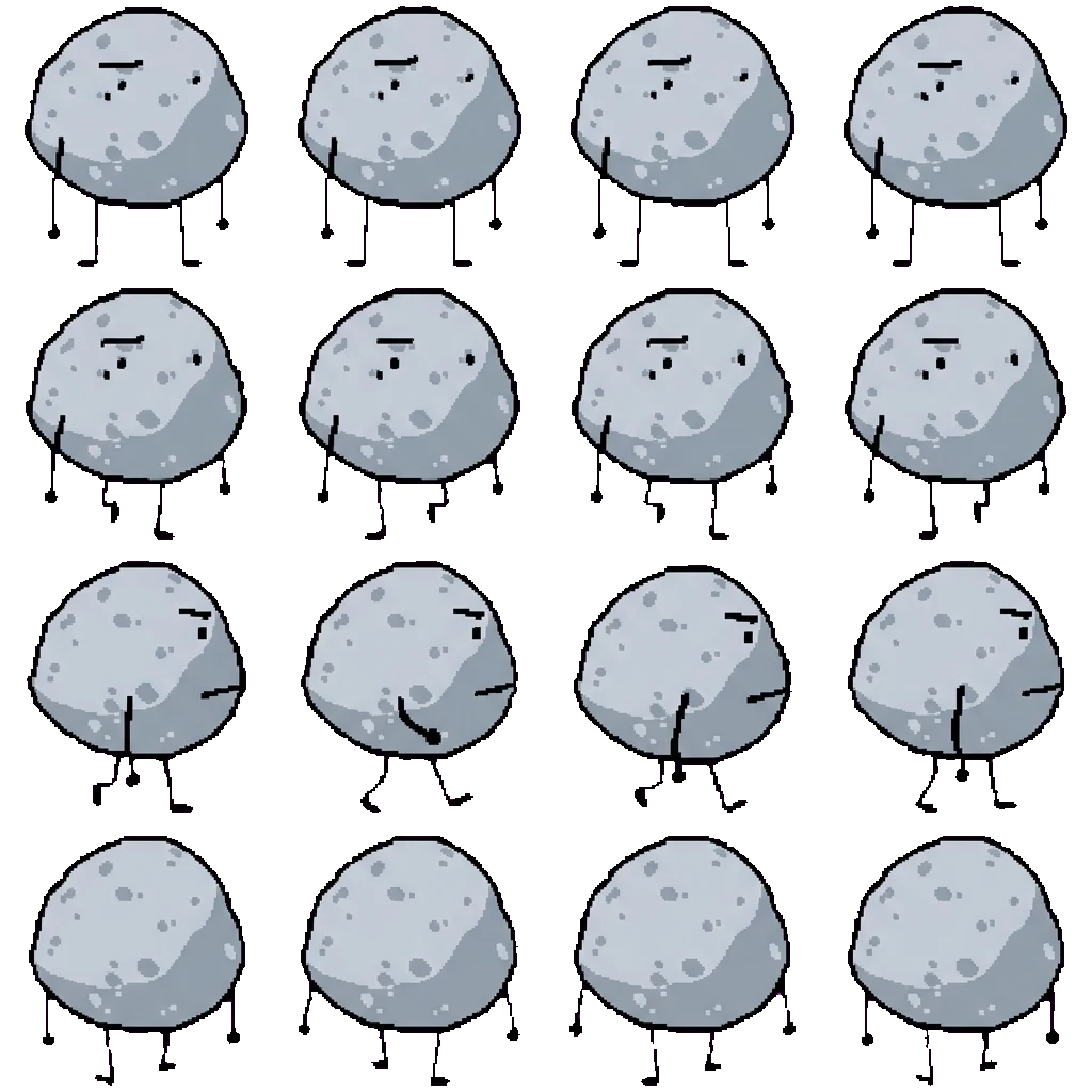 Stone movement sprite