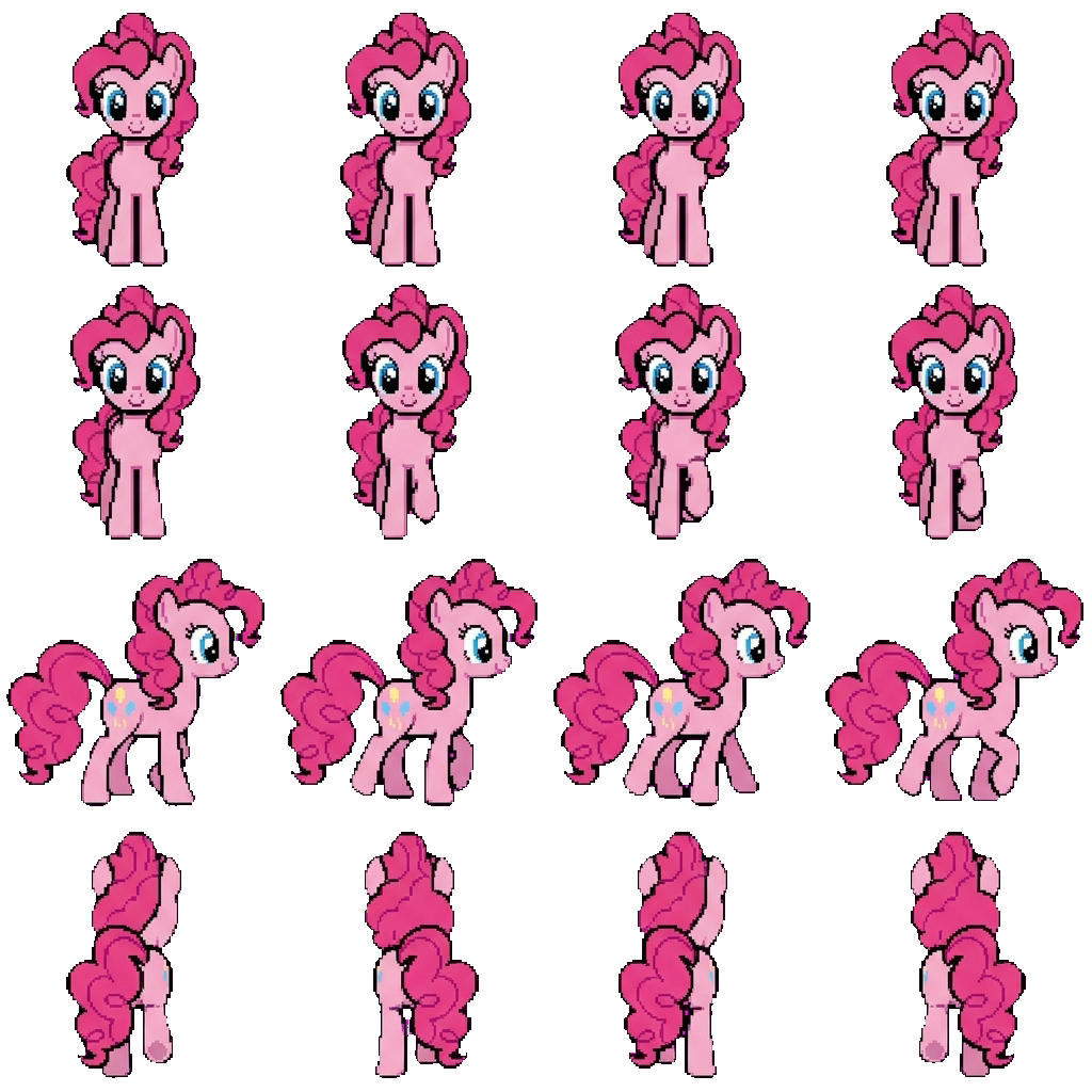 Pinkie Pie movement sprite