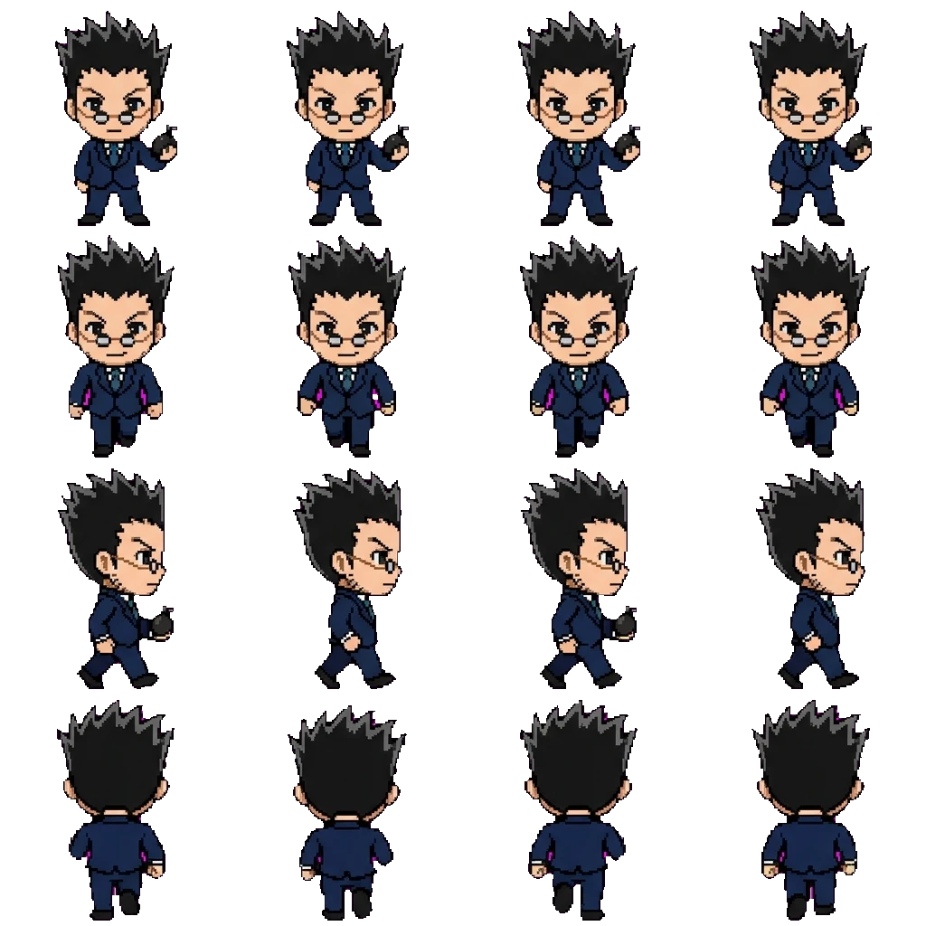 Leorio Paladiknight movement sprite