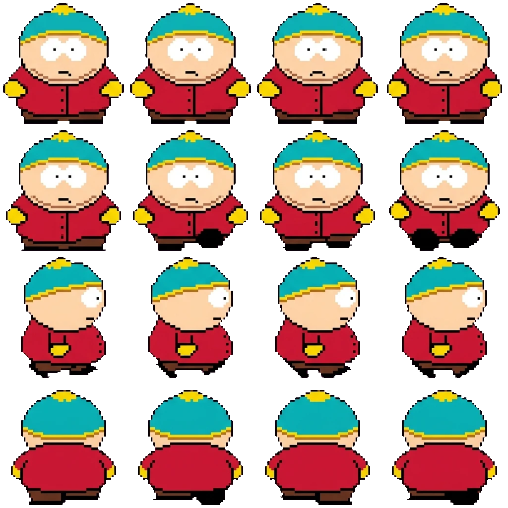 Cartman movement sprite