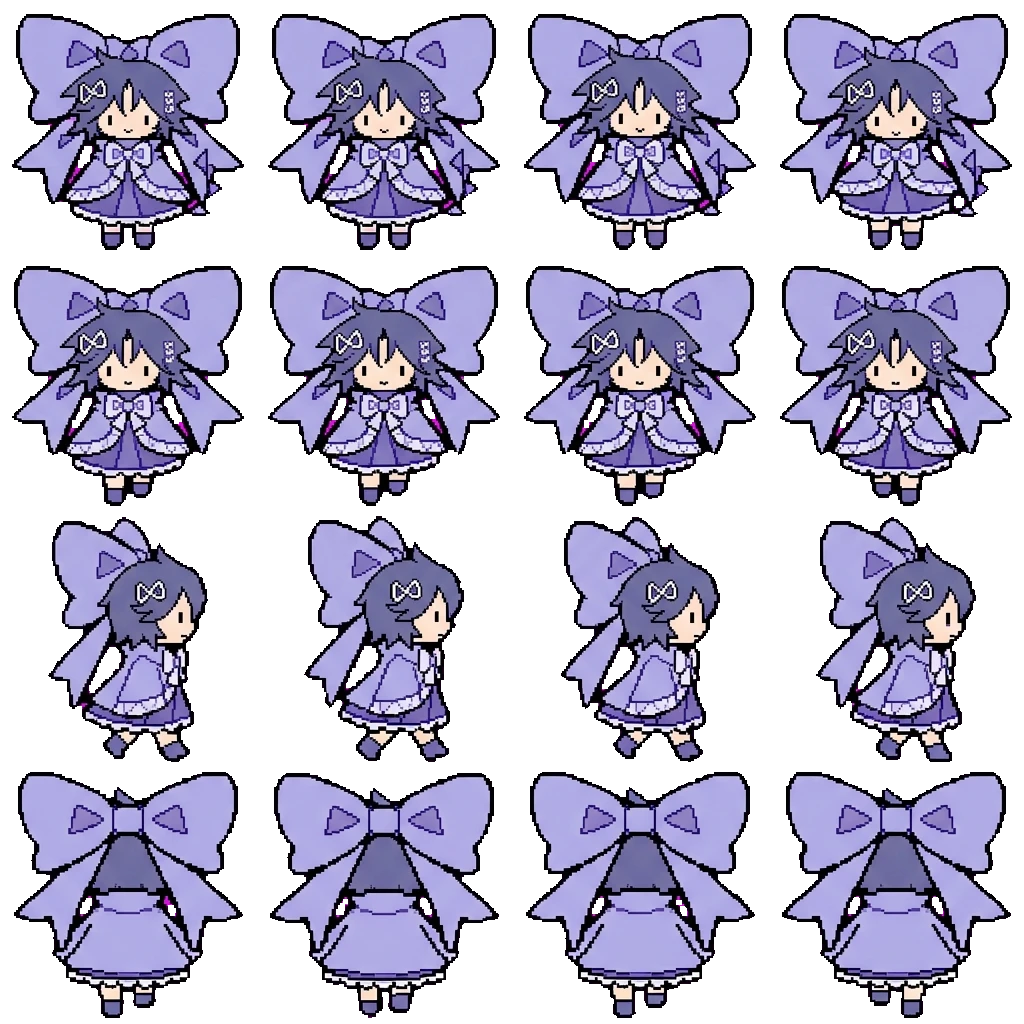 timey (two time) movement sprite