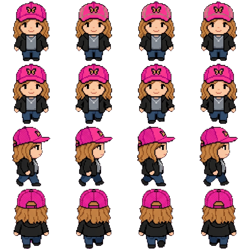 Daria movement sprite