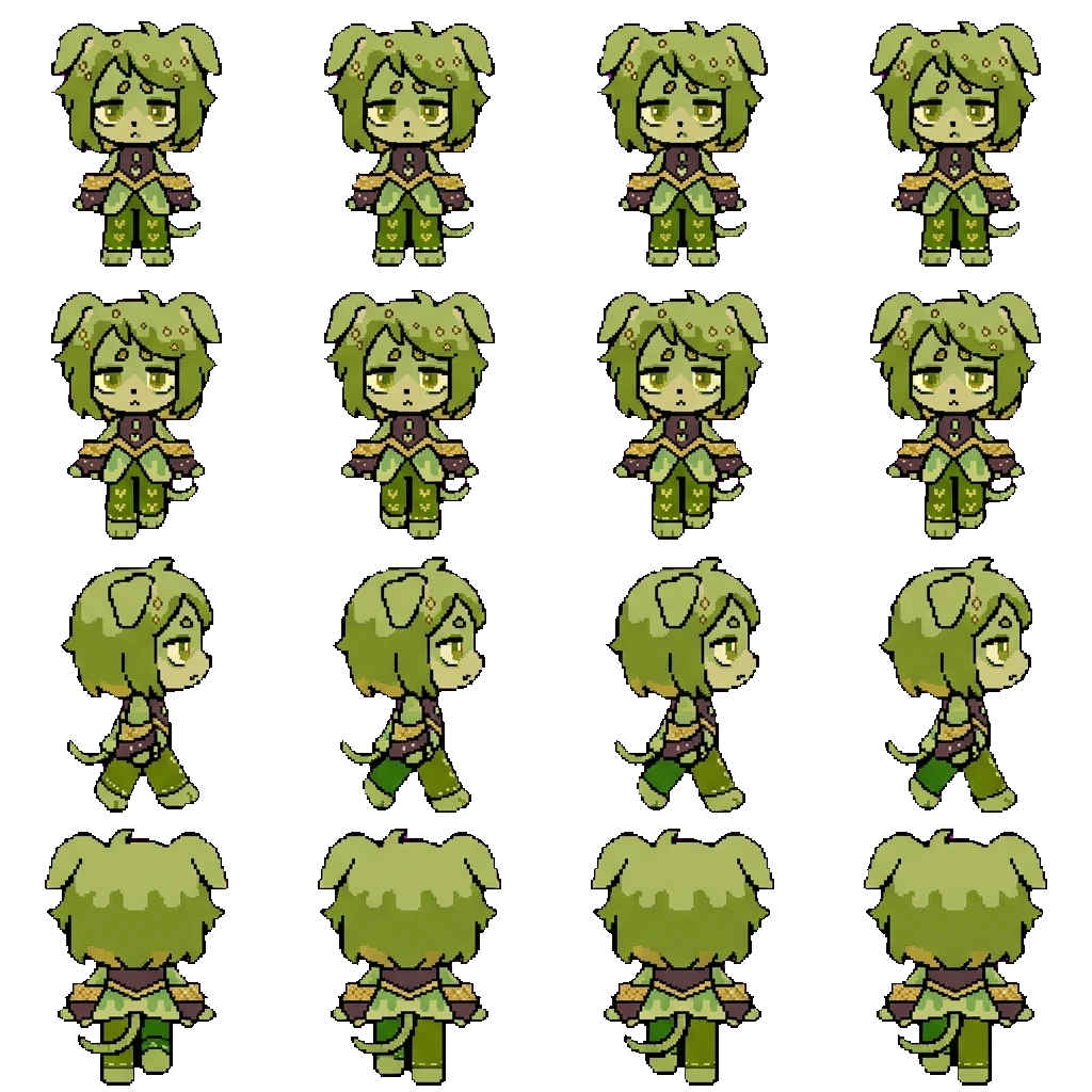 Pistache movement sprite
