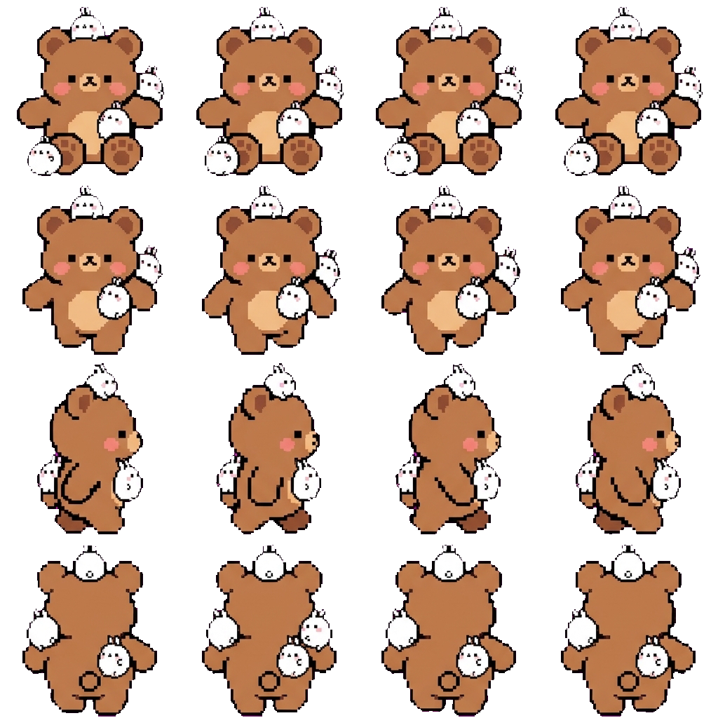 Bear movement sprite
