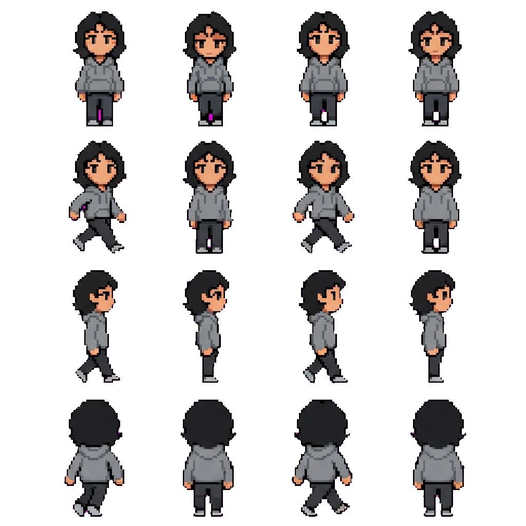 Jess movement sprite