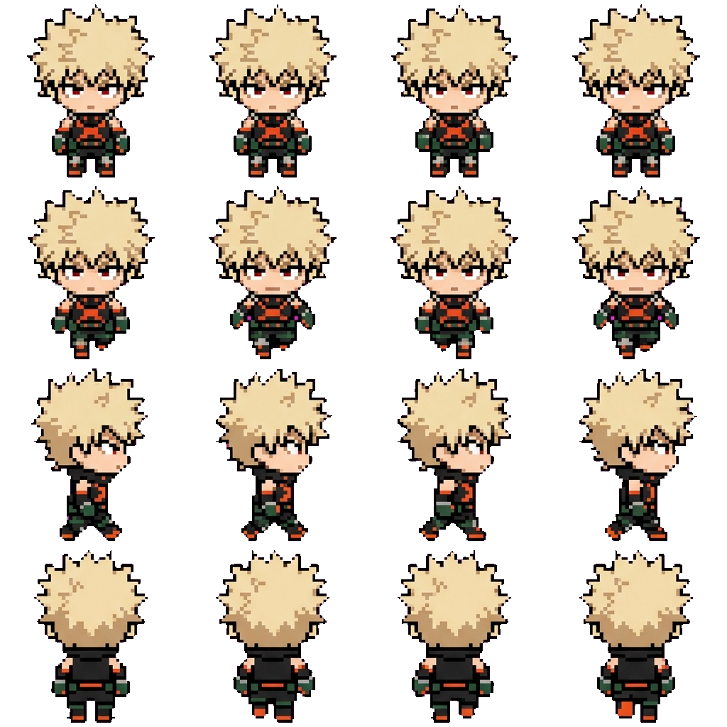 Bakugo movement sprite