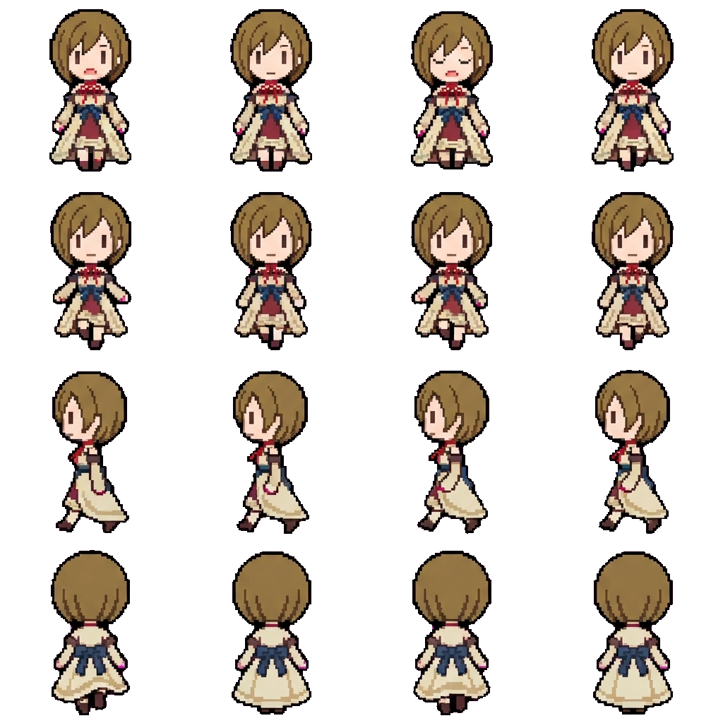 Meiko movement sprite