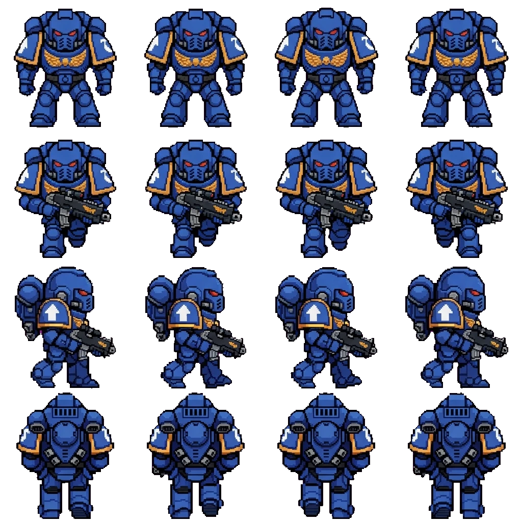 Space Marine movement sprite